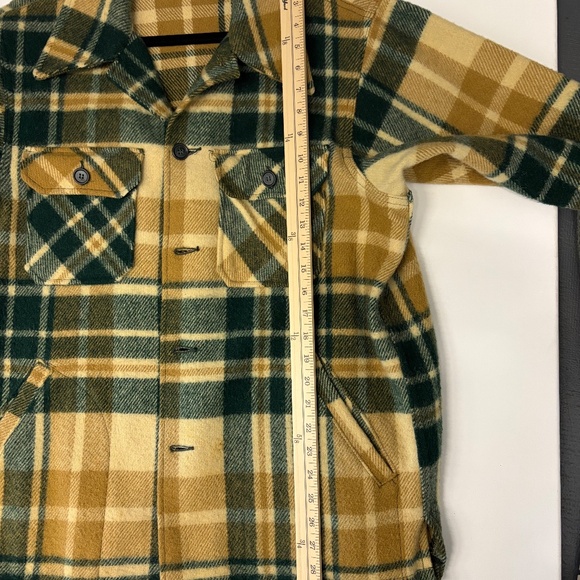Vintage L.L. Bean Wool Blend Plaid Men's Button Jacket Size Large - Picture 12 of 12